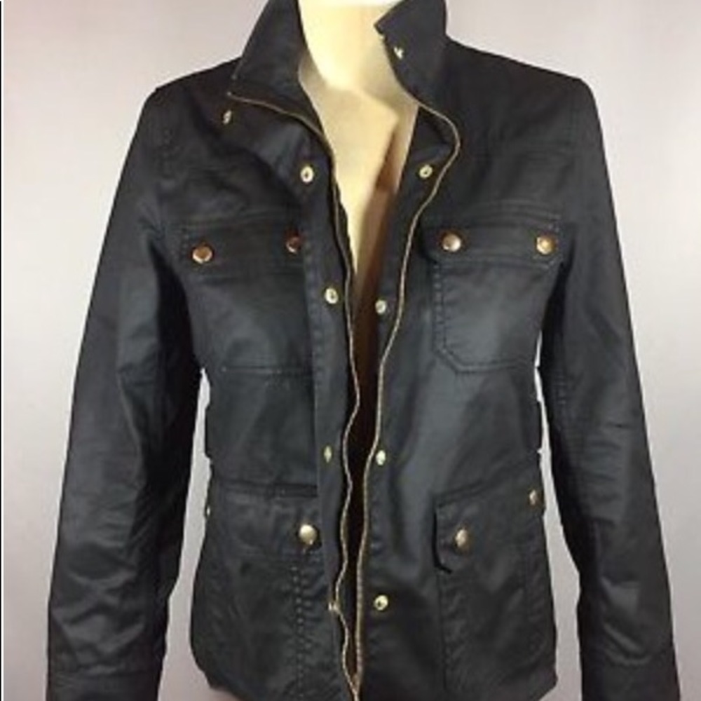 J. Crew Downtown Field Jacket Black M